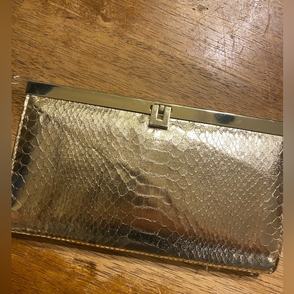 Gold Clutch wallet